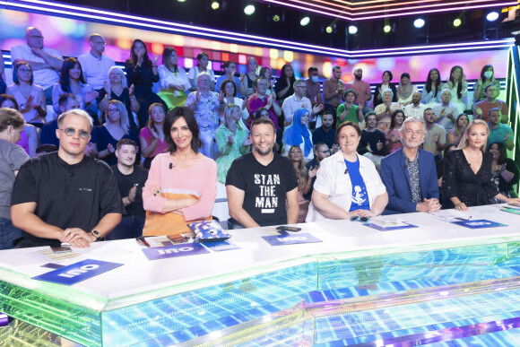 Exclusif - Guillaume Genton, Géraldine Maillet, Raymond Aabou, Danielle Moreau, Gilles Verdez, Béatrice Rosen - Enregistrement de la dernière émission TPMP (Touche Pas à Mon Poste), présentée par C.Hanouna et diffusée en direct sur C8 le 23 juin 2022 © Jack Tribeca / Bestimage  Exclusive - No Web No Blog pour Belgique et Suisse