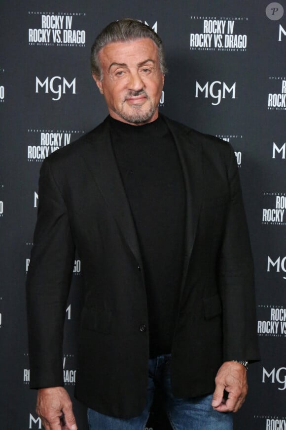 Sylvester Stallone - Les célébrités à la projection spéciale de Rocky IV à Philadelphie