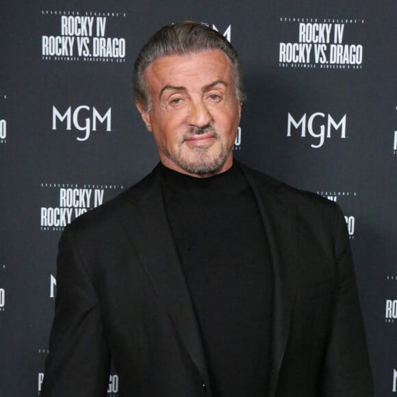 Sylvester Stallone - Les célébrités à la projection spéciale de Rocky IV à Philadelphie