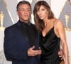 Sylvester Stallone et sa femme Jennifer Flavin - Arrivées à la 88e cérémonie des Oscars à Los Angeles le 28 février 2016.