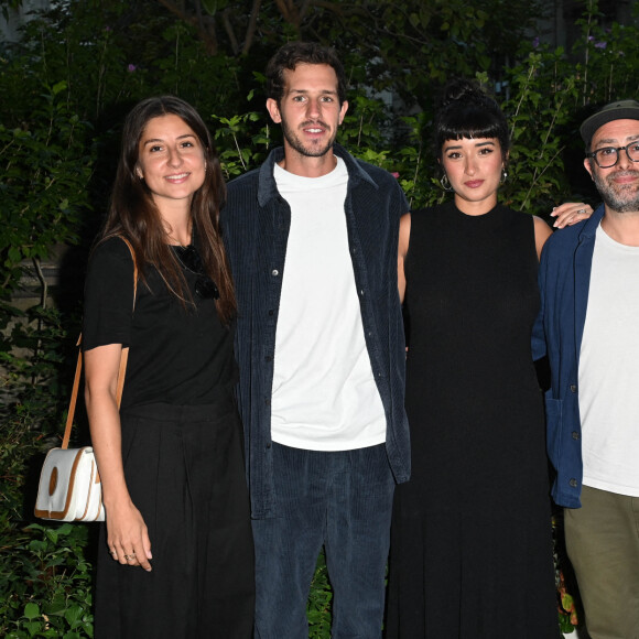 Melha Bedia, Victor Belmondo, Shirine Boutella, Enzo Crozier, Yoann Grombe (équipe de Miskina la pauvre), Anthony Marciano - 1er Cocktail des nommés du Festival de la fiction de La Rochelle dans l'hôtel particulier de la SACD à Paris le 1er septembre 2022. © Coadic Guirec/Bestimage