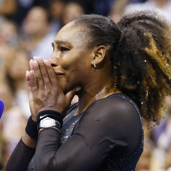 Serena Williams après son élimination au troisième tour de l'US Open. Photo by John Angelillo/UPI/ABACAPRESS.COM