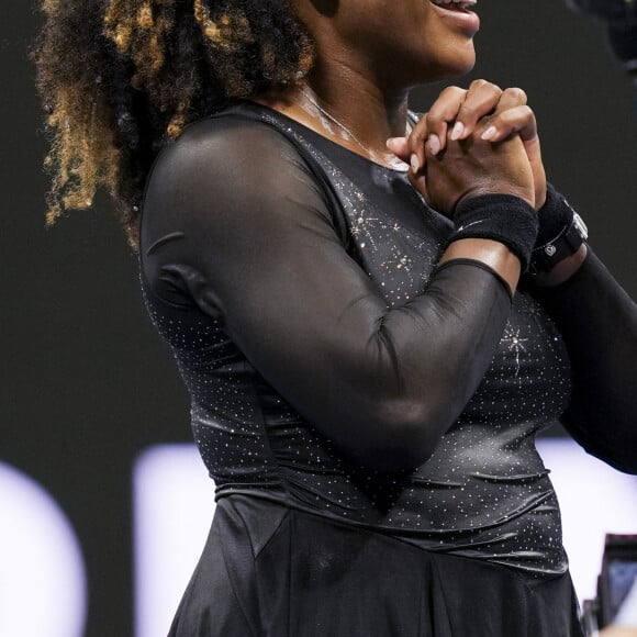 Serena Williams après son élimination au troisième tour de l'US Open le 3 septembre 2022.
