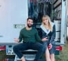 Aurélie Pons avec Kendji Girac sur Instagram pour le téléfilm "Champion".