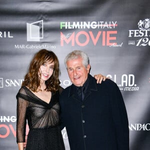 Anne Parillaud, Claude Lelouch au photocall de la cérémonie du prix "Filming Italy Best Movie Achievement" lors de la 79ème édition du festival international du film de Venise (La Mostra), Italie, le 4 septembre 2022. © SGP/Bestimage