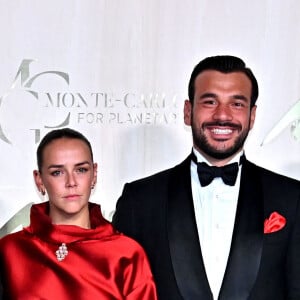 Pauline Ducruet et son compagnon Maxime Giaccardi - Soirée du 5ème " Monte-Carlo Gala for Planetary Health " au Palais de Monaco, le 23 septembre 2021.