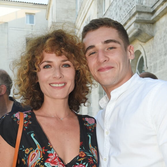 Elsa Lunghini et son fils Luigi Kröner lors du premier jour de la 11e édition du festival du Film Francophone d'Angoulême. © Coadic Guirec/Bestimage 