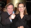 Gérard Depardieu et Carole Bouquet à Paris en 2004