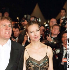 Gérard Depardieu et Carole Bouquet en 2001.