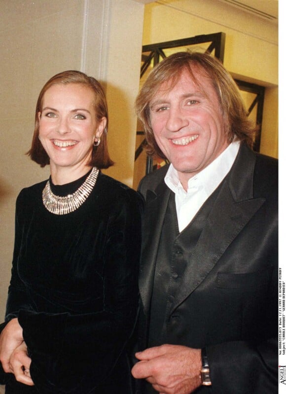 Carole Bouquet et Gérard Depardieu.