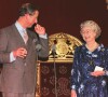 Archive - La reine Elisabeth II d’Angleterre et son fils Charles en 1998