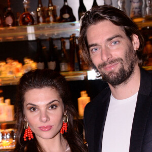 Exclusif - Camille Lacourt et sa compagne Alice Detollenaere - Soirée de lancement de "Chez Blue" au club "Boum Boum" situé dans le prestigieux 8eme arrondissement de Paris. © Rachid Bellak/Bestimage