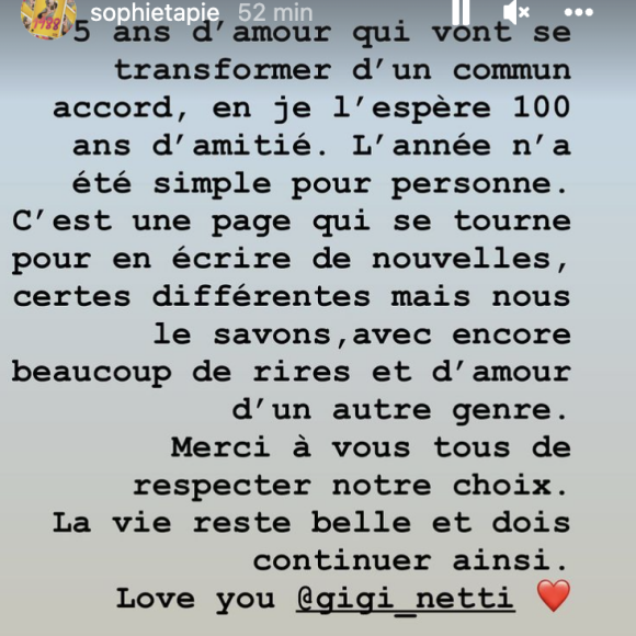 Sophie Tapie annonce la fin de son histoire avec Jean-Mathieu Marinetti, son époux