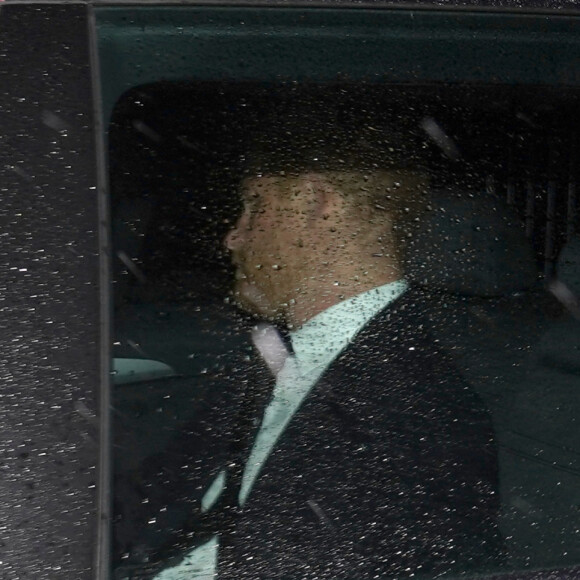 Le prince Harry, duc de Sussex, arrive au château de Balmoral, suite à l'annonce du décès de la reine Elisabeth II d'Angleterre. Le 8 septembre 2022 