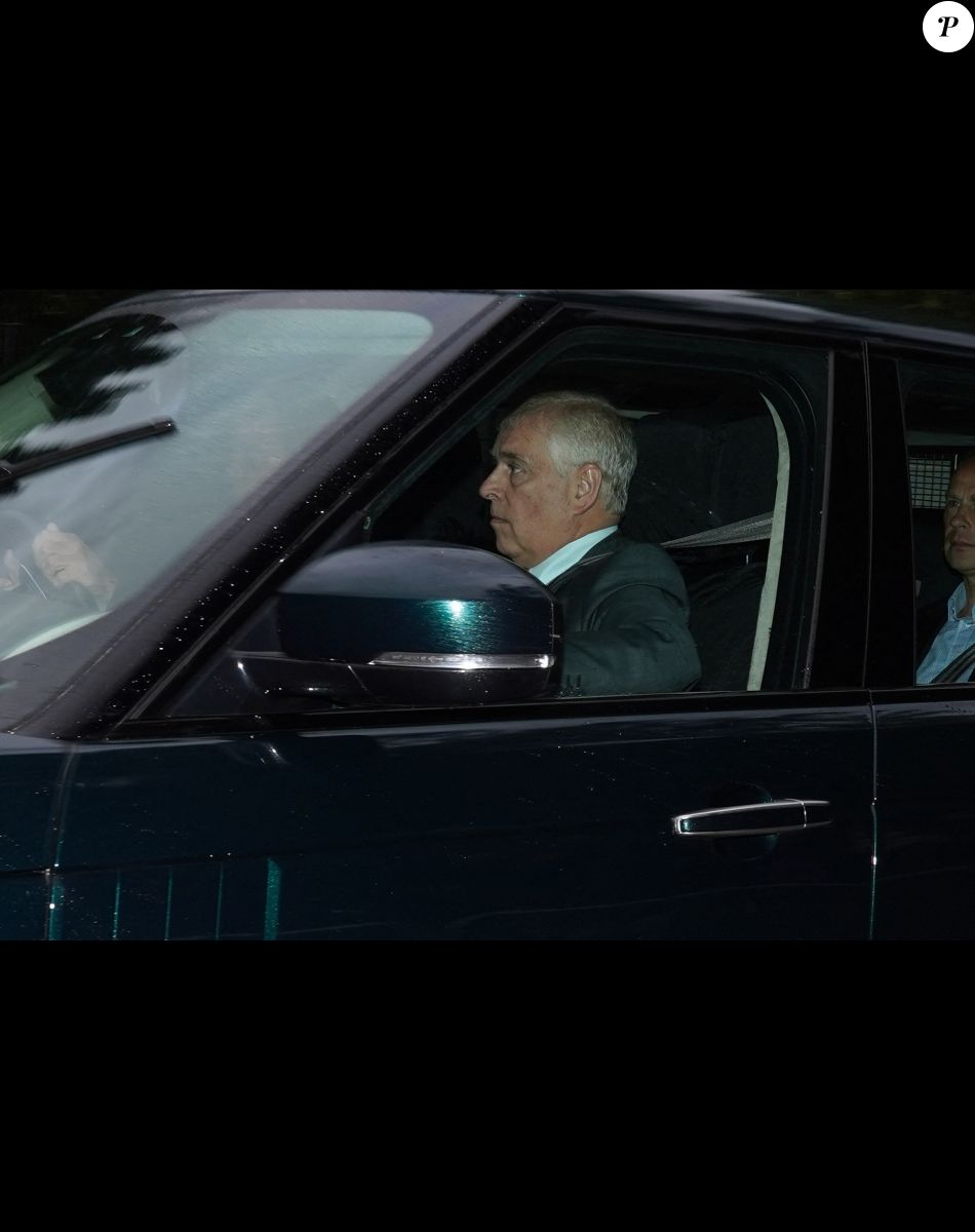 Le prince William, duc de Cambridge, le prince Edward, comte de Wessex et Sophie Rhys-Jones, comtesse de Wessex arrivent au château de Balmoral, Ecosse, Royaume Uni, le 8 septembre 2022.