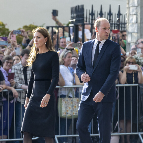 Le prince de Galles William, la princesse de Galles Kate Catherine Middleton, le prince Harry, duc de Sussex, Meghan Markle, duchesse de Sussex