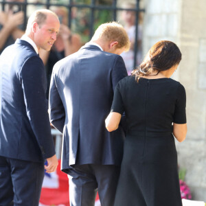 Le prince de Galles William, la princesse de Galles Kate Catherine Middleton, le prince Harry, duc de Sussex, Meghan Markle, duchesse de Sussex