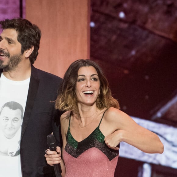 Exclusif - Michaël Youn, Patrick Fiori et Jenifer Bartoli - Enregistrement de l'émission "Les Enfoirés Kids" au Zénith d'Aix, qui sera diffusée le 1er décembre sur TF1. Le 19 novembre 2017 © Cyril Moreau / Bestimage 