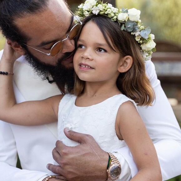 Joakim Noah et sa femme Lais Ribeiro le 13 juillet 2022.