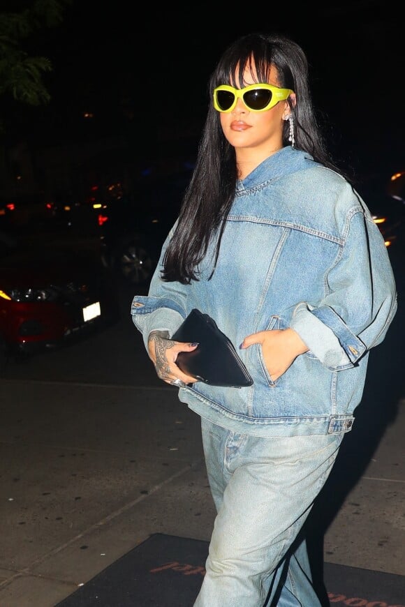 Exclusif - Rihanna à l'Hôtel Bowery Hotel durant la Fashion Week à New York, États Unis le 10 Septembre 2022.