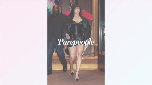 Rihanna en robe ultra courte satinée : la bombe prend tous les risques au bras de son amoureux A$AP Rocky