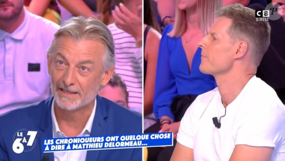 Cyril Hanouna apprend que Matthieu Delormeau et Gilles Verdez ne se parlent plus depuis six mois, lors de l'émission "Touche pas à mon poste" du 12 septembre 2022
