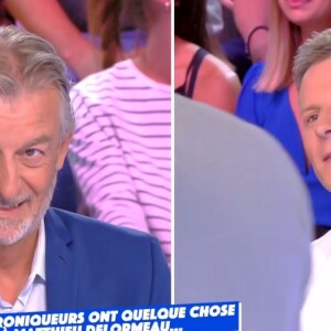 Cyril Hanouna apprend que Matthieu Delormeau et Gilles Verdez ne se parlent plus depuis six mois, lors de l'émission "Touche pas à mon poste" du 12 septembre 2022