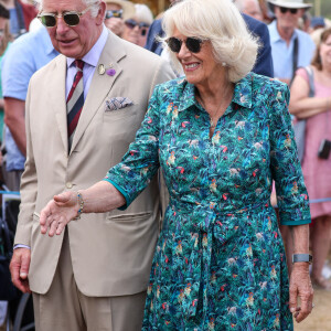 Le prince Charles et Camilla duchesse de Cornouailles au Sandringham Flower Show au Sandringham Flower Show, le 27 juillet 2022. © Cover Images via Zuma Press/Bestimage 