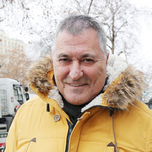 Exclusif - Jean-Marie Bigard quitte les studio RTL à Paris le 21 janvier 2021. 