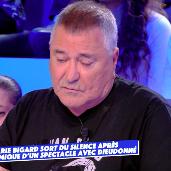 Jean-Marie Bigard parle de l'assassinat de son père dans l'émission 'Touche pas à mon poste" sur C8.