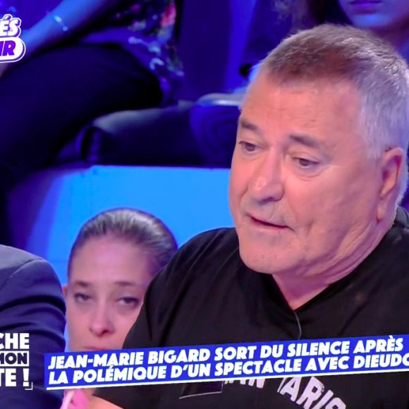 Jean-Marie Bigard parle de l'assassinat de son père dans l'émission 'Touche pas à mon poste" sur C8.