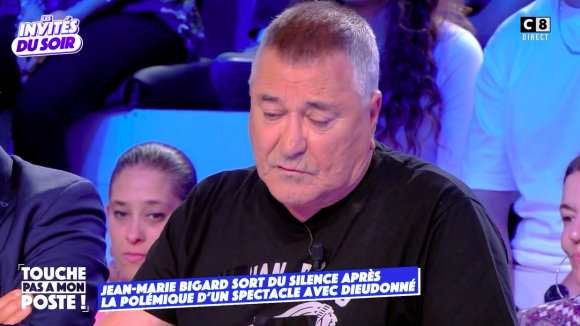 Jean-Marie Bigard parle de l'assassinat de son père dans l'émission 'Touche pas à mon poste" sur C8.