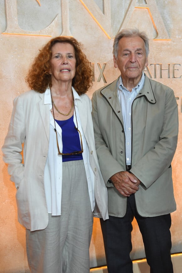 Costa Gavras et sa femme Michèle Avant-première du film "Athena" à la salle Pleyel à Paris le 13 septembre 2022 © Giancarlo Gorassini / Bestimage 