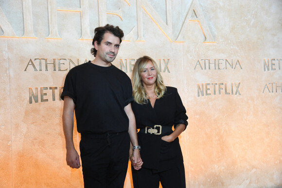 Enora Malagré et son compagnon Hugo Vitrani - Avant-première du film "Athena" à la salle Pleyel à Paris le 13 septembre 2022 © Giancarlo Gorassini / Bestimage 