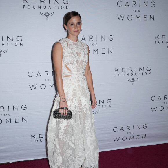 Emma Watson - Photocall de la soirée de gala Kering Foundation's Caring For Women Dinner à New York le 15 septembre 2022.