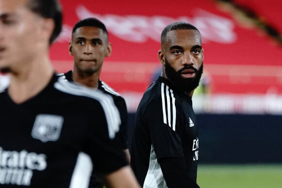 Alexandre Lacazette (Lyon) - Match de Ligue 1 Uber Eats "Monaco - Lyon (2-1)" au stade Louis II, le 11 septembre 2022.