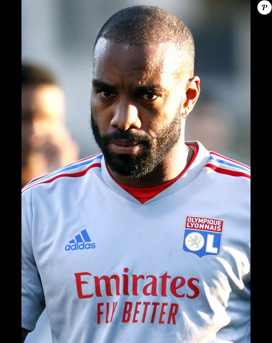 Lacazette Alexandre / OL - Match amical de football entre l'Olympique Lyonnais et le Dynamo Kiev au stade de Bourgoin-Jallieu le 12 juillet 2022. © Stéphane Pillaud / Panoramic / Bestimage