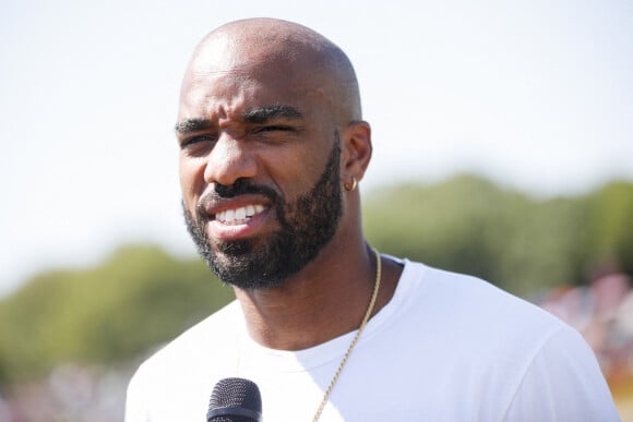 Alexandre Lacazette - Célébrités au Grand Prix de Formule 1 de Silverstone au Royaume-Uni le 18 juillet 2021. © Motorsport Images/Panoramic/Bestimage