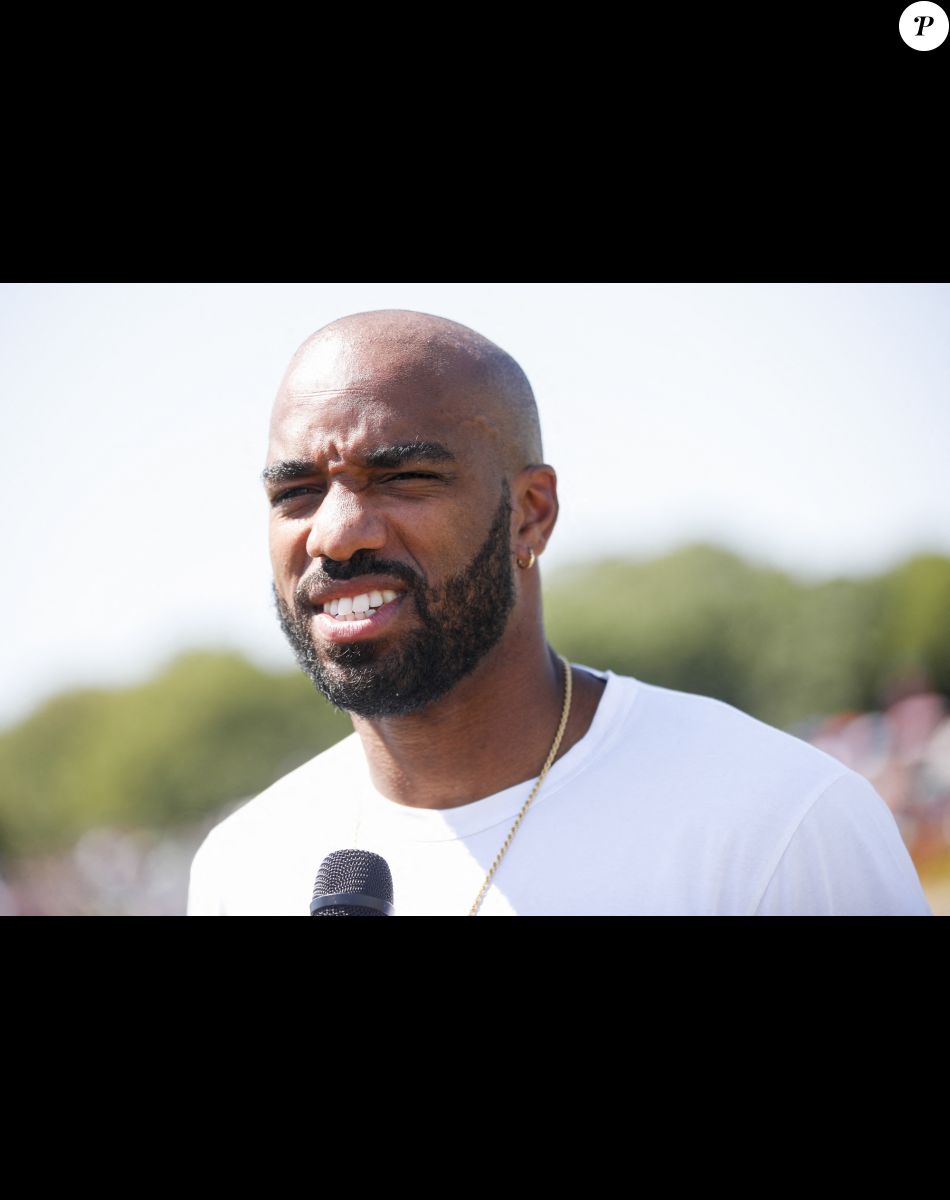 Alexandre Lacazette - Célébrités au Grand Prix de Formule 1 de Silverstone au Royaume-Uni le 18 juillet 2021. © Motorsport Images/Panoramic/Bestimage