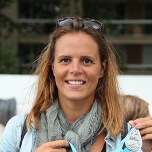 Exclusif - Laure Manaudou - 2ème édition de l'Open Swin Stars "Paris à la nage" au bassin de la Villette à Paris. Le 2 juillet 2016 © Marc Ausset-Lacroix / Bestimage 