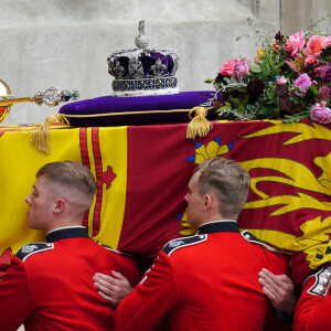 Arrivées au service funéraire à l'Abbaye de Westminster pour les funérailles d'Etat de la reine Elizabeth II d'Angleterre. Londres, le 19 septembre 2022. © Peter Byrne / PA via Bestimage