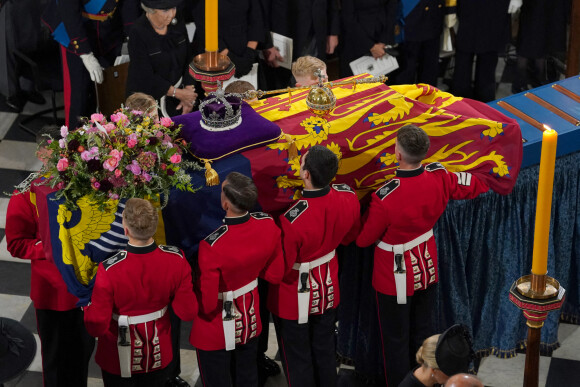 Service funéraire à l'Abbaye de Westminster pour les funérailles d'Etat de la reine Elizabeth II d'Angleterre. Le 19 septembre 2022. © Gareth Fuller / PA via Bestimage