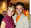 Virginie Efira et son ami Patrick Ridremont - L'ancien couple célèbre l'amitié franco-belge au pavillon Gabriel à Paris le 7 mai 2004