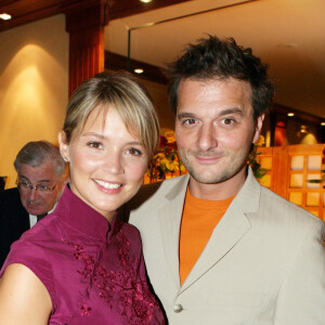 Virginie Efira et son ami Patrick Ridremont - L'ancien couple célèbre l'amitié franco-belge au pavillon Gabriel à Paris le 7 mai 2004