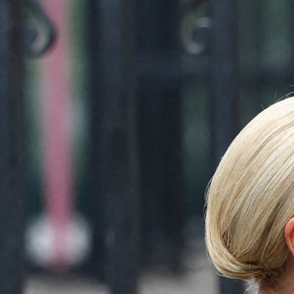 Zara Phillips (Zara Tindall) - Arrivées au service funéraire à l'Abbaye de Westminster pour les funérailles d'Etat de la reine Elizabeth II d'Angleterre le 19 septembre 2022. © Hannah McKay / PA via Bestimage 