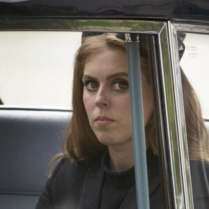 La princesse Eugenie d'York - Sorties du service funéraire à l'Abbaye de Westminster pour les funérailles d'Etat de la reine Elizabeth II d'Angleterre, à Londres, Royaume Uni, le 19 septembre 2022/. © Photoshot/Panoramic/Bestimage 