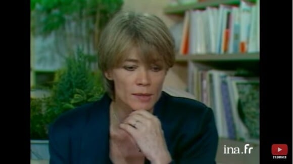 Françoise Hardy dans l'émission "Matin bonheur". 1989.