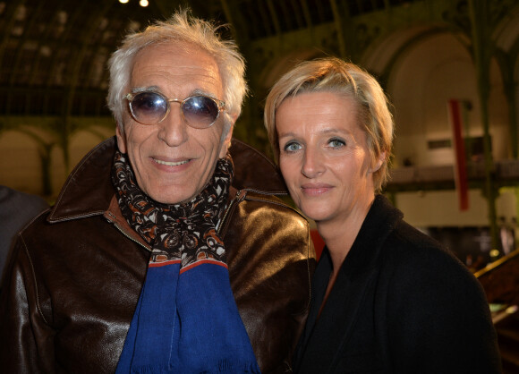 Gérard Darmon et sa femme Christine - Soirée d'inauguration de la FIAC 2015 organisée par Orange au Grand Palais à Paris, le 21 octobre 2015. © Veeren / Bestimage