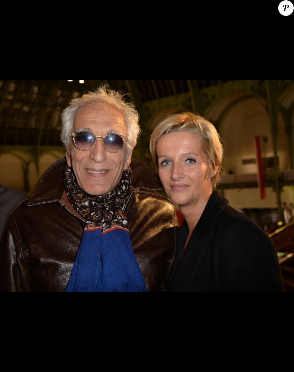 Gérard Darmon et sa femme Christine - Soirée d'inauguration de la FIAC 2015 organisée par Orange au Grand Palais à Paris, le 21 octobre 2015. © Veeren / Bestimage