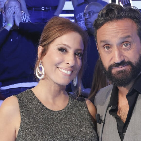 Exclusif - Léa Salamé, Cyril Hanouna sur le plateau de l'émission "Touche Pas à Mon Poste (TPMP)", présentée par C.Hanouna et diffusée en direct sur C8 le 22 septembre © Jack Tribeca / Bestimage